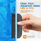 FL!PPER Flipper Cleaner Float - 2-in-1 Floating Magnetic Aquarium Glass Cleaner - Fish Tank - Scrubber & Scraper Aquarium Cleaning Tools – Fish Tank, Max