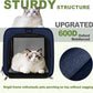Cat Carrier 18x11x11 United Airline Approved, Top Loader Heavy Duty Softshell Pet Flying Bag 18lbs, Small Dog Chihuahua Crate 5-10 Pounds, Kitty Transport Kennel, Miniature Poodle Case Navy