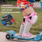 Simply Kids Knee and Elbow Pads with Wrist Guards, HardSoft Pad Tech. - CPSIA Certified Protective Gear Set - Inline Roller Skate Skateboard Bike Knee Pads for Kids Child Girls Boys Toddler Youth