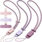 SURPHY 3 Pack Phone Wrist Strap with CellPhone Tether Tab, Cellphone Lanyard, Phone Strap with 2-Color Braided, Wrist Lanyard