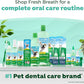 TropiClean Fresh Breath Drops for Cats Travel Size | Cat Mouthwash | Water Additive For Cats | Kitten Bad Breath Water Additive | Made in the USA | 2.2 oz.  
