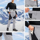 MAGCOMSEN Men's Snow Ski Pants Fleece Lined Water Resistant Winter Pants with 4 Zip Pockets for Snowboard Hiking Outdoor