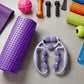 HEEPDD 9 Wheels Muscle Roller, Leg Massager Muscle Relaxation Stretching Roller Foam Roller Deep Tissue Massager for Thigh Arms Leg Waist (Purple)