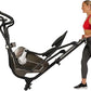 Sunny Health & Fitness Elliptical Trainer Machine w/Built-in Pulse Sensor, Low Impact Cardio Exerciser & Full-Body Cross Training for Home, Optional Free SunnyFit App Link & Electric w/300LB Load