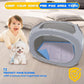TidyFriend Cat Litter Box Enclosure 24” x 24” with Peepad Holder Tray Fits for 24” x 24” Pee Pad, Enclosed Small Cat Litter Box with Removable Wee Wee Pad Holder, High-Sided Pet Enclosure (Dark Grey)