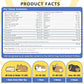 NATURE TARGET Dog Multivitamins for Overall Health with Minerals, Immune Support, Digestive Health, Joint, Hip, Skin & Coat Care with Probiotics, Glucosamine, Enzymes, 120 Freeze Dried Chews