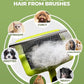 Dog Brush for Shedding Grooming,6 Pack Long-Pin Brush Set for Long Haired Dog Cat Goldendoodles Poodles Doodles Green