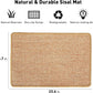 FUKUMARU Cat Scratcher Mat, 23.6 X 15.7 Inch Natural Sisal Cat Scratch Mats, Horizontal Cat Floor Scratching Pad Rug with Sticky Tapes, Protect Couch and Carpets