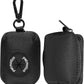 Petmolico Dog Poop Bag Holder Leash Attachment, Dog Waste Bag Dispenser Zippered Pouch, Fits Any Puppy Leash, Includes Free Roll of Poop Bags, Poop Bag Dispenser - 2 Pack, Black