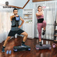 Aerobic Stepper Set with Dumbbells & Measuring Tape, Adjustable Height 2 Level Risers Workout Exercise Step Platform, 4 Colors, the Ultimate Gift for a Joyful Holiday and Merry Christmas
