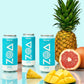 ZOA Zero Sugar Energy Drinks, Tropical Punch - Sugar Free with Electrolytes, Healthy Vitamin C, Amino Acids, Essential B-Vitamins, and Caffeine from Green Tea - 16 Fl Oz (12-Pack)