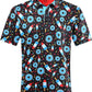 DEOLAX Mens Polo Shirts Fashion Print Mens Golf Shirt Dry Fit Mens Golf Polo Short Sleeve Quick Dry Funny Golf Shirt for Men