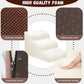 Dog Stairs for Small Dogs - High Density Foam Pet Steps, Extra Wide Dog Ramp with Non-Slip Bottom for High Beds, Couch and Sofa, Best for Dogs Injured, Older Doggy Cats