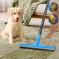 Carpet Rake for Pet Hair Removal, Reusable Cat Dog Hair Remover, 58’’ Adjustable Long Handle Pet Hair Removal Tool, Carpet Rake Scraper, Pet Hair Removal Broom for Rugs, Mats, Couch, Furniture