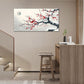 Large Flower Blossom Wall Art Snow Winter Canvas Living Room Chinese Floral Pictures Framed Prints Oversize Japanese Wall Decor Painting Artwork for Bedroom Dining 60"x30"
