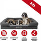 The Dog’s Bed Medium Support Memory Foam Dog Bed XXL Plush Grey 51.5x39, Pain Relief: Arthritis, Hip & Elbow Dysplasia, Supportive, Calming, Waterproof Washable Cover,Veterinary-Approved