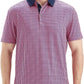 Men's Golf Polo Shirts Short Sleeve Striped Performance Moisture Wicking Dry Fit Golf Shirts for Men