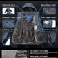 Rapoo Men's Winter Ski Snow Jacket Mountain Waterproof Windproof Rain Jacket