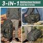 55L Large Duffle Bag, 3-in-1 Tactical Backpack MOLLE Pack for Sports, Gym, Outdoor, US Woodland