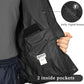 33,000ft Packable Rain Jacket Men's Lightweight Waterproof Rain Shell Jacket Raincoat with Hood for Golf Cycling Windbreaker