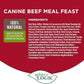 NATURE'S LOGIC Dry Dog Food - 100% Natural - No Synthetics - for All Ages, Sizes, Breeds - Free from Common Allergens, High Protein - Beef Meal Feast, 13lbs