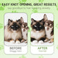 Flea Comb for Cats & Dogs Brush for Shedding Self Cleaning Pet Comb Lice Comb with Long & Short Stainless Steel Teeth Pet Hair Removal Tool 2025