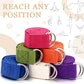 6 Pcs Yoga Strap for Stretching 8 Ft Yoga Exercise Adjustable Straps Bands with Safe Adjustable D Ring Buckle for Pilates Gym Workouts Fitness Improves Sitting Posture