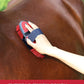 11PCS Horse Grooming Kit Curry Comb Sweat Scraper Horse Bathing Supplies Grooming Tools with Storage Bag Shadowberry