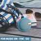 INSMY C12 IPX7 Waterproof Shower Bluetooth Speaker, Portable Small Speaker, Speakers Bluetooth Wireless Loud Clear Sound Support TF CSuard ction Cup for Outdoor Kayak Canoe Beach Gift (Navy)