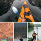 Adjustable Kayak Paddle with Carbon Shaft and PP Blade Available in 220-230/220-240/230-250cm Floating Lightweight Kayak Oars with Original Pattern