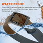 Dogline Biothane Waterproof Dog Collar Strong Coated Nylon Webbing with Black Hardware Odor- Proof for Easy Care Easy to Clean High Performance Fits Small Medium or Large Dogs, Dark Chocolate Brown