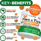 Flea and Tick Prevention for Dogs Pills - Natural Dog Flea & Tick Control - 170 Soft Chewables - Oral Defense Treatment for Dogs Supplement - Vet Formulated Chews - All Breeds & Ages - Made in USA