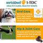 1TDC WorksSoWell Dual Action Joint Supplement for Dogs & Cats - Hip and Joint Supplement for Large Breed & Small Breed - Also Great for Oral Health - Muscle & Stamina Recovery & Arthritis - 120ct