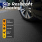 7.8 x 18 FT Garage Floor Mats for Under Car, 2.8mm Thickened Rubber Garage Flooring Roll, M Size 140.4 SQFT Garage Car Mat for Mid-Size SUVs, Sports Car, Black