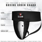 DXM SPORTS Boxing Groin Protector Men – Adjustable Groin Guard for Kickboxing, Taekwondo Sparring Gear, Muay Thai, Martial Arts Training