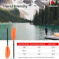 Abahub Kayak Paddle, 90.5 Inches Kayaking Oars for Boating, Canoeing with Free Paddle Leash, Aluminum Alloy Shaft Black/Blue/Green/Orange/Yellow Plastic Blades