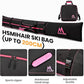 Ski Bag and Boot Bag Combo,Padded Ski Bag Set for Air Travel,Snow Ski Bags for Adults,Water- resistant Ski Boot Bag Fits for Skis Up to 200 CM and Boots Up To Size US13