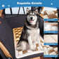 VClife Dog Bed Mat for Car Backseat Extender, Anti Slip Plaid Pet Bed Mat for Car Backseat Extender, Furry Dog Sofa Couch Cover, Washable Travel Dogs Bed for Cars, SUV, Small Truck, 51"×23.6"