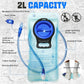 Hydration Vest with 2L Water Bladder for Men and Women,Lightweight Adjustable Hydration Backpack,Reflective Running Hydration Chest Bag for Hiking Climbing Cycling