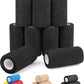 AZEN 9 Pack Self Adhesive Bandage Wrap, 4" X 5 Yards Elastic Cohesive Bandage Wrap, Color Athletic Tape, Tattoo Grip Tape Wrap, Vet Wrap, Ankle Tape