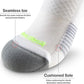 MONFOOT Men's/Women's 3-10 Pairs Silky Dry Athletic Cushion Ankle Socks, Multipack