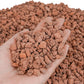 Mr. Fireglass 10 Pounds Red Natural Lava Rock for Indoor Outdoor Gas Fire Pits Fireplaces | Volcanic Lava Stones for Decorating Garden Landscaping, Potted Plants, 0.2"-0.3"