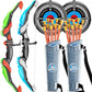 TEMI Bow and Arrow Set for Kids - Archery Toy Set - LED Light Up with Suction Cup Arrows, Target & Quiver, Indoor and Outdoor Toys for Children Boys Girls