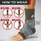 Sleeve Stars Ankle Brace for Women & Men, Ankle Wrap for Sprain, Compression Sleeve for Plantar Fasciitis Relief, Easy Customizable Support: w/ Removable Strap (Single/M:10"-12"/Mocha Brown)