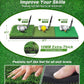 Golf Net, 10x7FT Golf Practice Net with Tri-Turf Mat for Outdoor Indoor, All-in-One Golf Hitting Aid Nets for Backyard Training Driving Chipping Swing, Gifts for Men/Him/Dad/Golfer