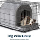 Orthopedic Dog Bed House - Dog House Indoor with Egg-Crate Foam - Tent Bed with Waterproof Lining & Nonskid Bottom, Ideal for Extra Large Breeds & Fits 42-Inch Crate - 41"x27", Charcoal