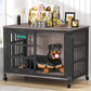 EasyCom 48"/42"/33" XXL Dog Crate Furniture with Casters, Heavy Duty Dog Kennel Indoor for Large Dogs, Escape-Proof and Chew-Proof Dog Cage for high Anxiety Dog, Decorate House as TV Stand, End Table