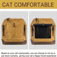Extra Large Cat Carrier Soft Sided, Portable Small Dog Carrier for 2 Cats, 24"x16.5"x16" Car Travel Folding Comfortable Design, Yellow