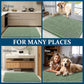 OLANLY Dog Door Mat for Muddy Paws 47x24, Absorbs Moisture and Dirt, Absorbent Non-Slip Washable Doormat, Quick Dry Chenille Mud Mat, Entry Indoor Entryway Carpet for Inside Floor, Olive Green
