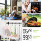 Weewooday 24 Pcs Digital Kitchen Timer Magnetic Timer Bulk On/Off Switch Minute Second Count up Countdown Loud Alarm for Exercise Cook Baking(Blue, Green)